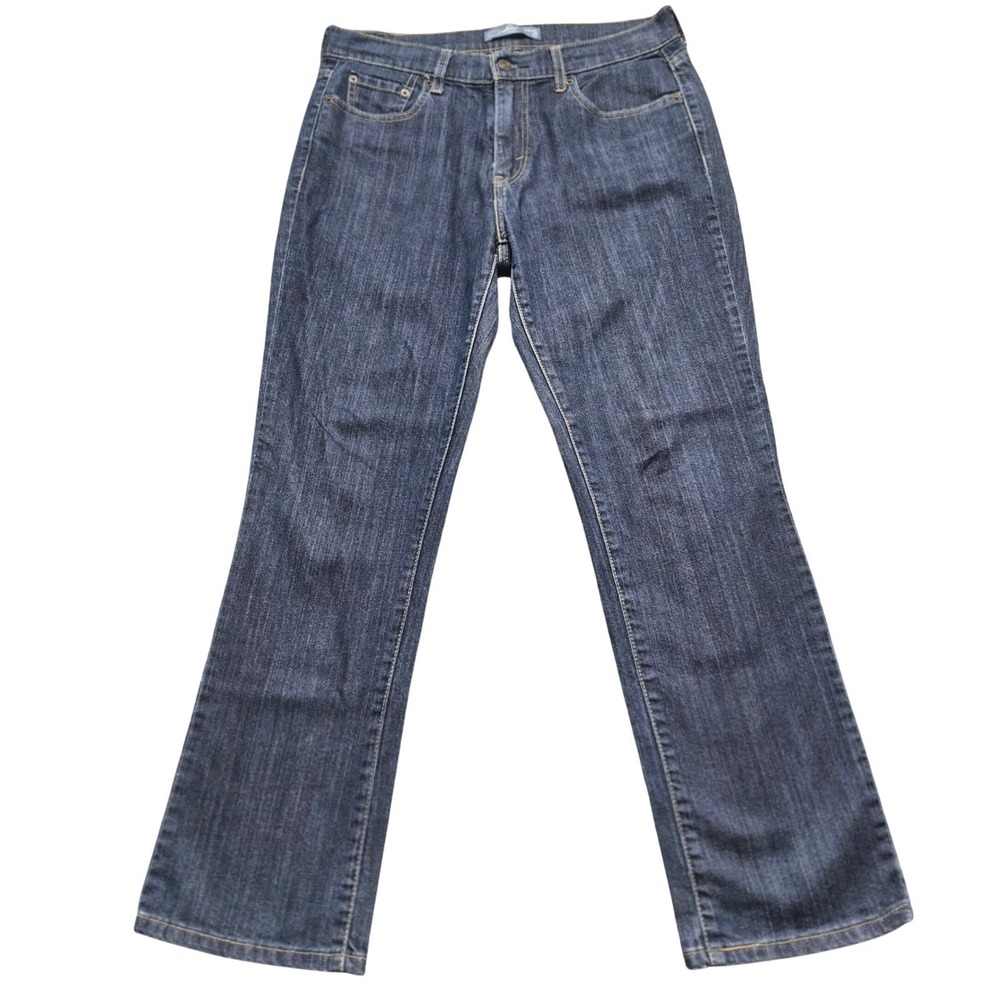 Levis 505 Straight Leg Jeans Dark Wash Denim Blue Mens 33x31 Classic Fit